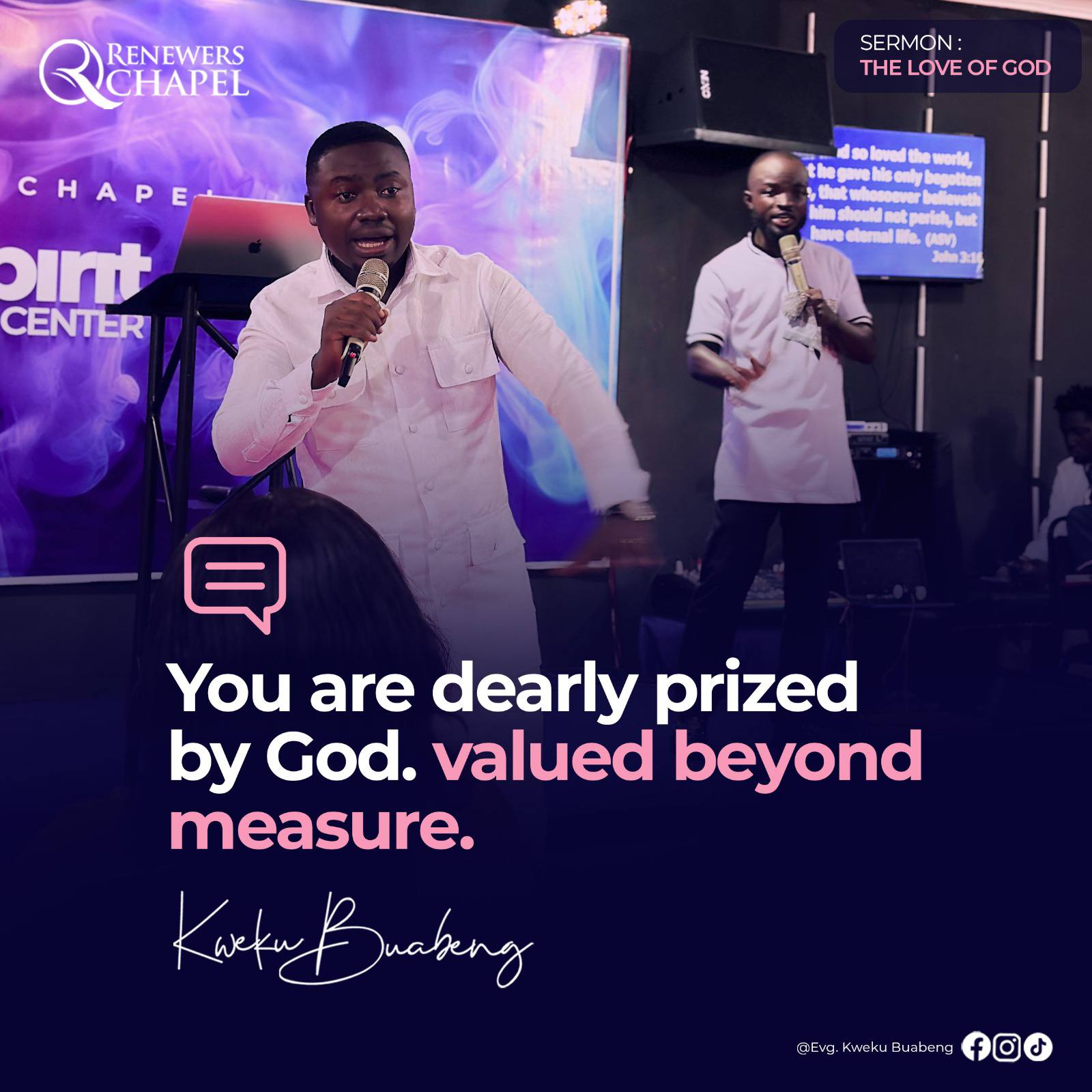 You are dearly prized by God. Valued beyond measure.