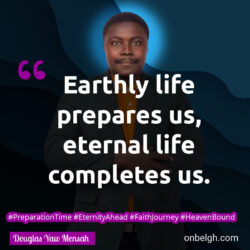 Famous & Popular Quote about complete, earthly, prepares: "Earthly life prepares us, eternal life completes us."